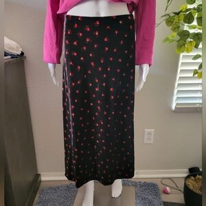 Loft Velvet Maxi Skirt